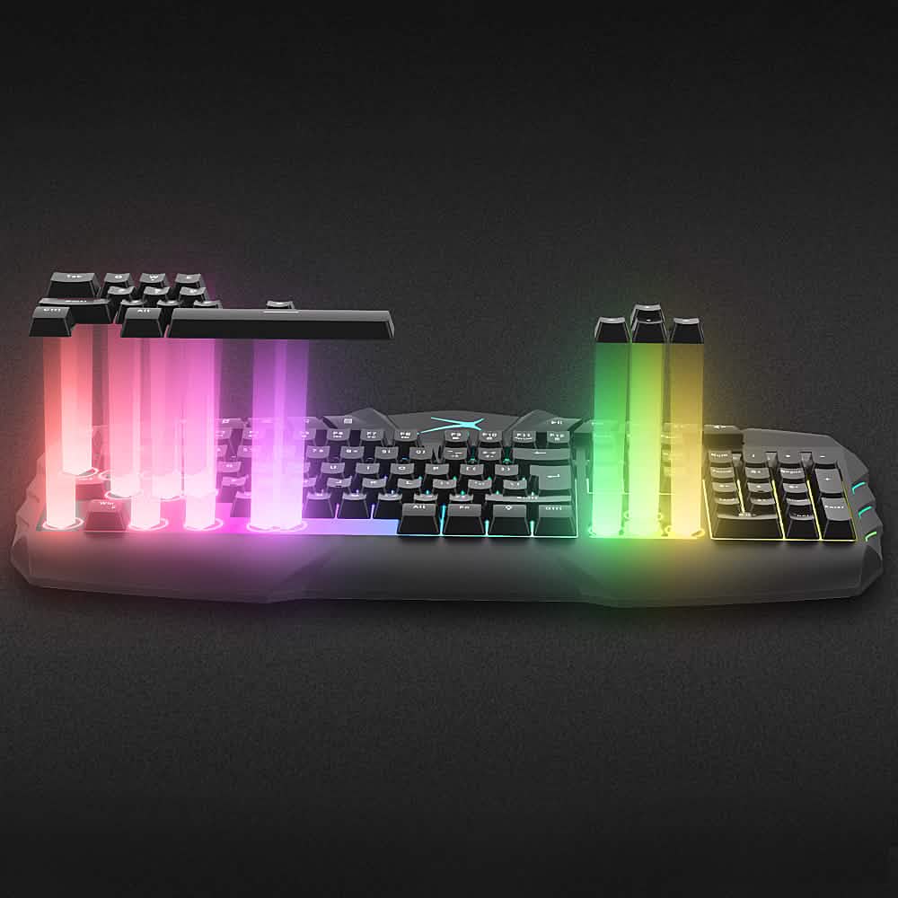 Altec Lansing - M180 Membrane RGB Gaming Keyboard - Multi-Color DailySale