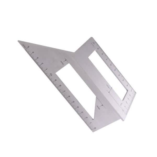 Aluminum Alloy Wooden Square Multifunction Ruler DailySale