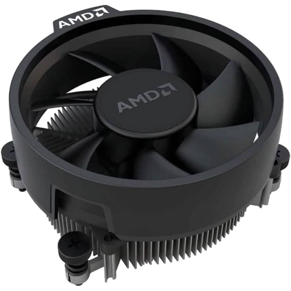 AMD Wraith Stealth Socket AM4 4-Pin Connector CPU Cooler with Aluminum Heatsink & 3.93-Inch Fan (Slim) (Refurbished) DailySale
