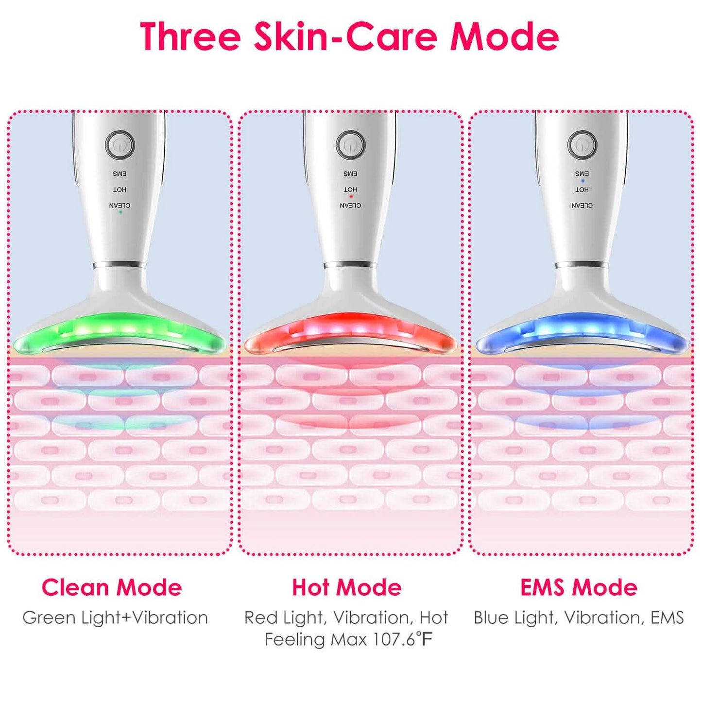 Anti Wrinkles Face Neck Massager Double Chin Reducer DailySale