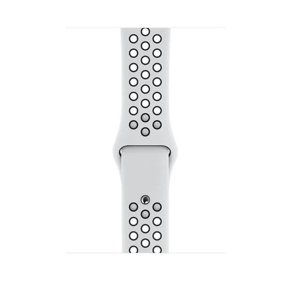 Apple Watch Nike Series 5 (GPS) 44mm Silver Aluminum Case with Pure Platinum/Black Nike Sport Band DailySale