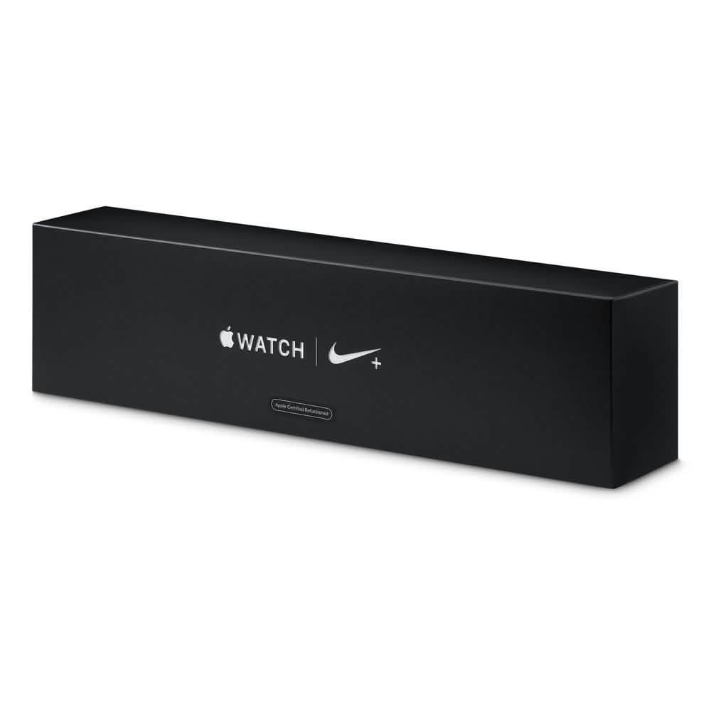 Apple Watch Nike Series 5 (GPS) 44mm Silver Aluminum Case with Pure Platinum/Black Nike Sport Band DailySale