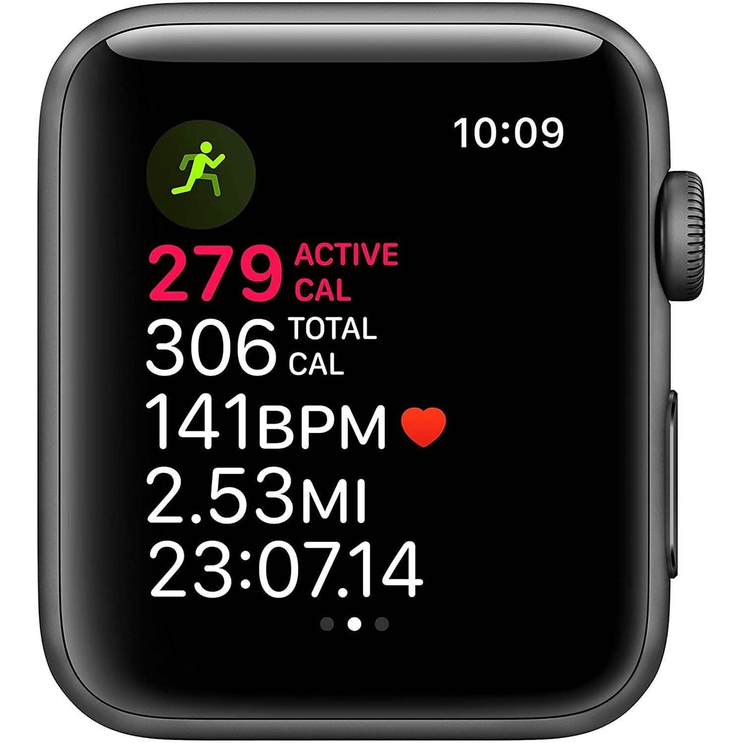 Apple Watch Series 3 GPS 42mm Space Gray Aluminum Case with Black Sport Band (Refurbished) DailySale