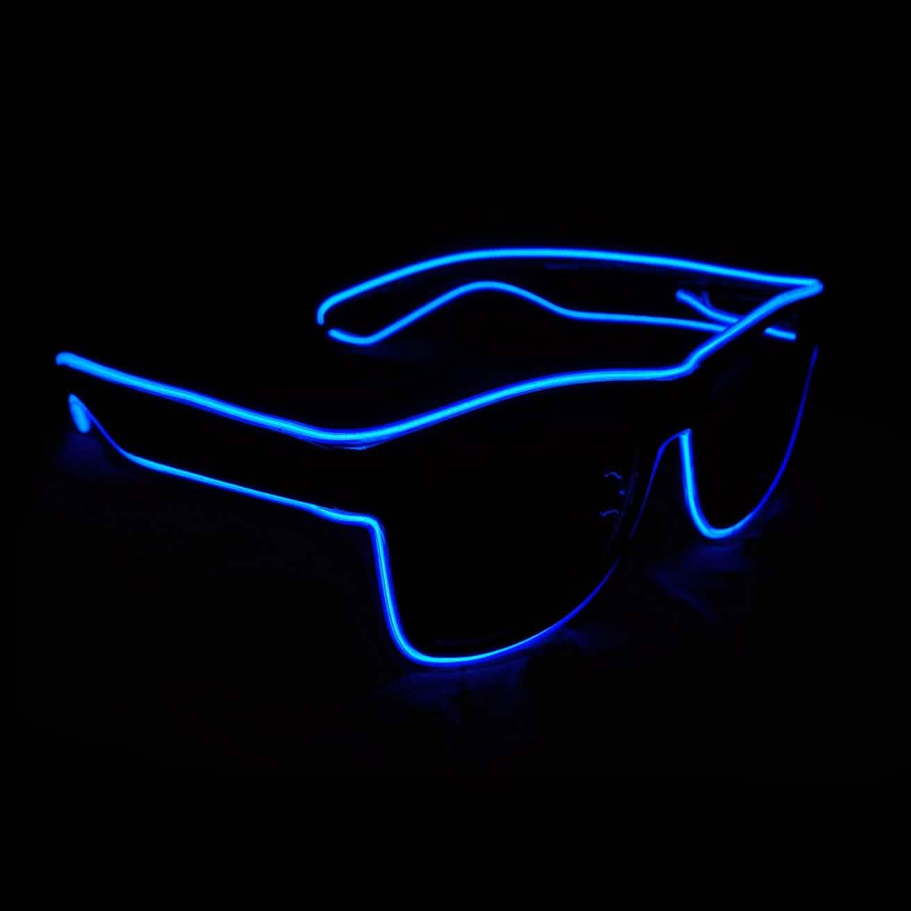 Aquat Light up EL Wire Neon Rave Glasses DailySale