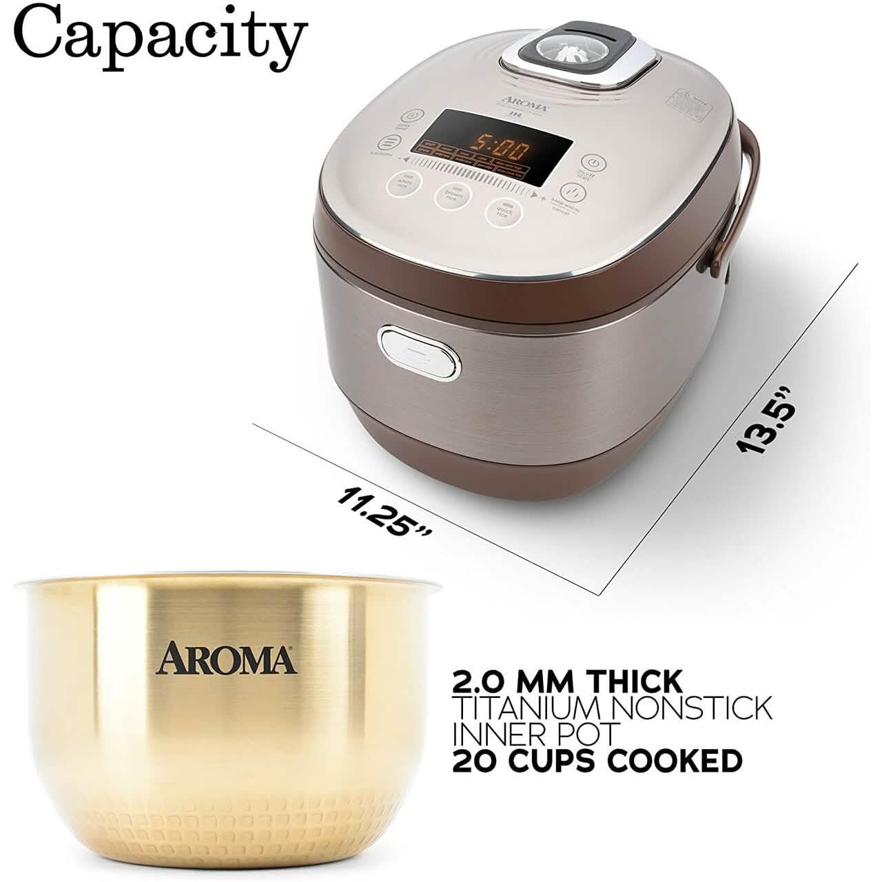 Aroma Housewares 10 Cup (Uncooked) Rice Cooker/Multicooker DailySale