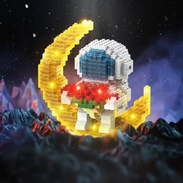 Astronaut Building Blocks LED Glowing Toys DailySale
