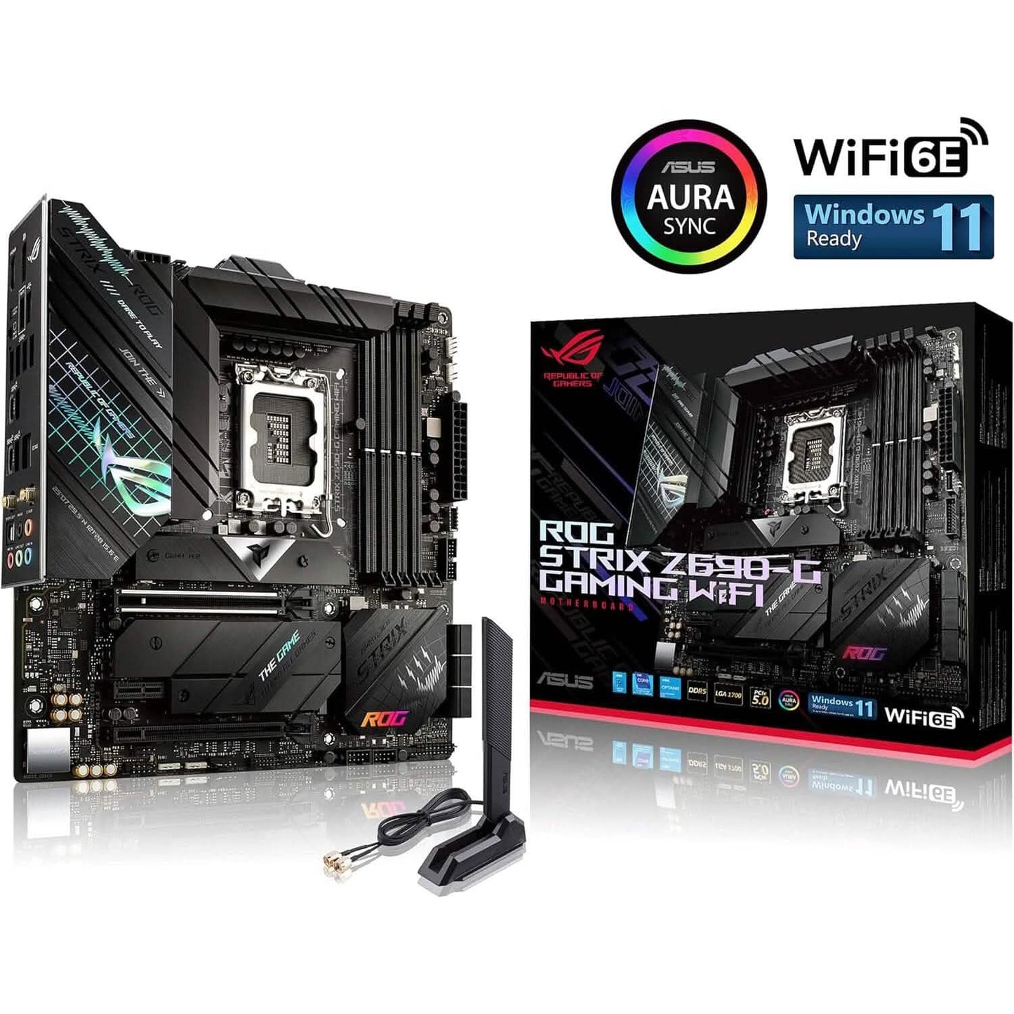 ASUS ROG Strix Z690-G Gaming WiFi 6E LGA 1700 (Intel 12th Gen) (Refurbished) DailySale