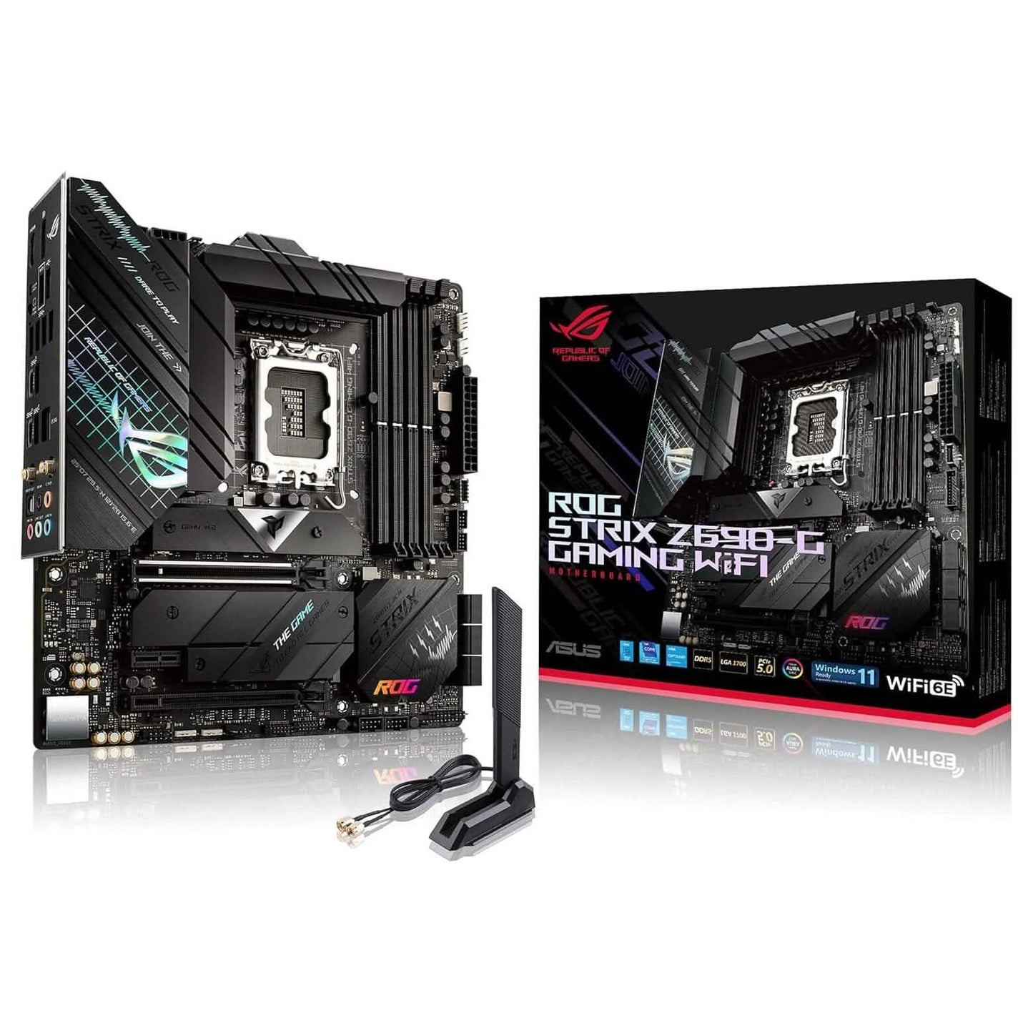 ASUS ROG Strix Z690-G Gaming WiFi 6E LGA 1700 (Intel 12th Gen) (Refurbished) DailySale