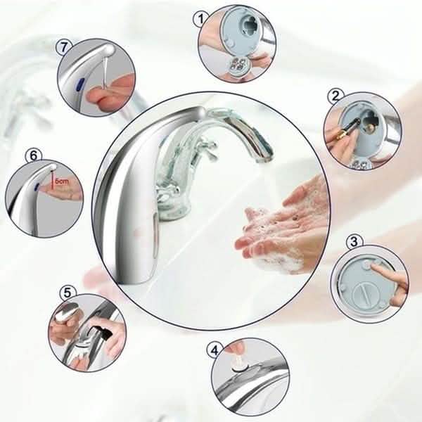 Automatic Liquid Soap Dispenser Infrared Smart Sensor Foam DailySale