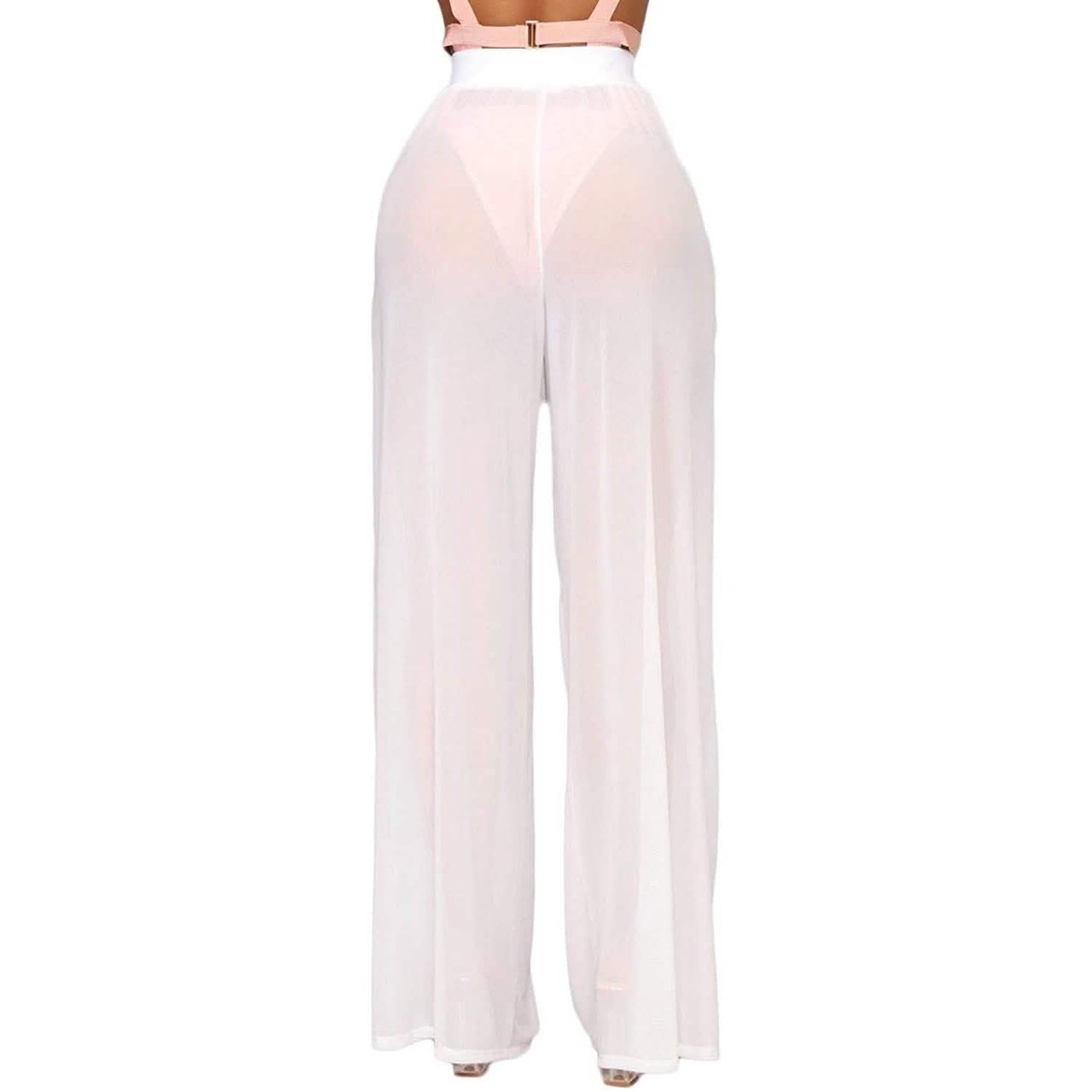 Awoscut Women See Through Sheer Mesh Pants DailySale