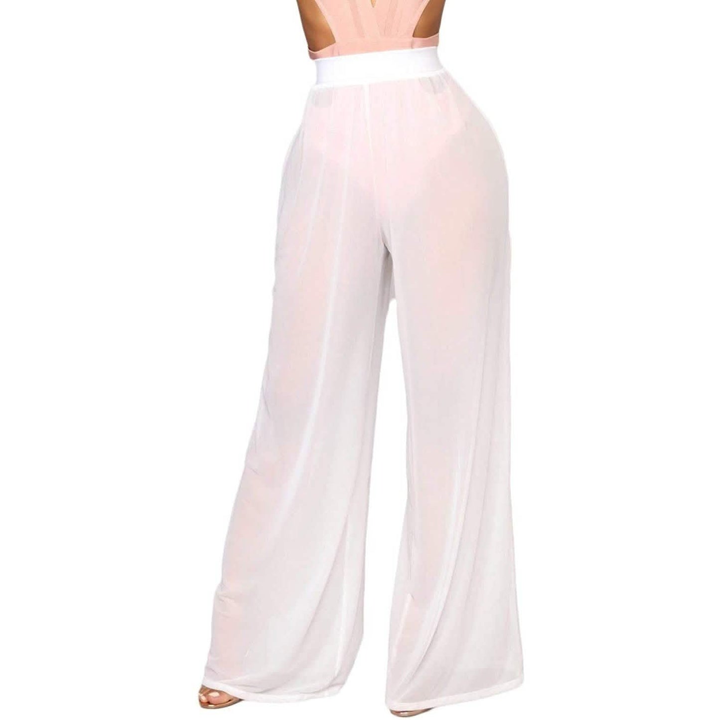 Awoscut Women See Through Sheer Mesh Pants DailySale