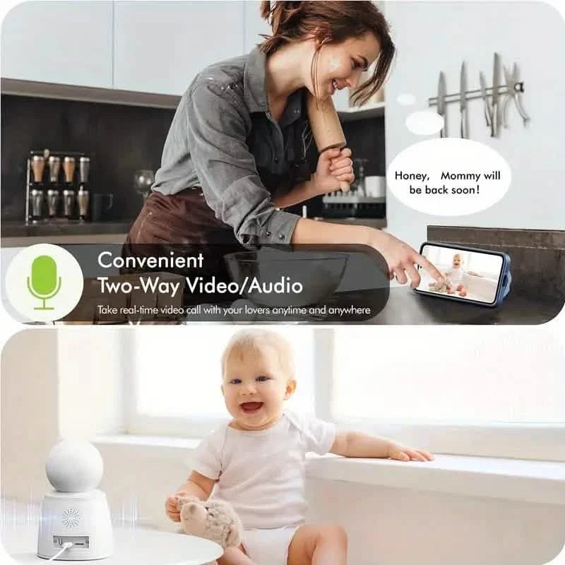 2-Pack: 2K Indoor Security Camera | 2-Way Audio & Video Call + Night Vision DailySale
