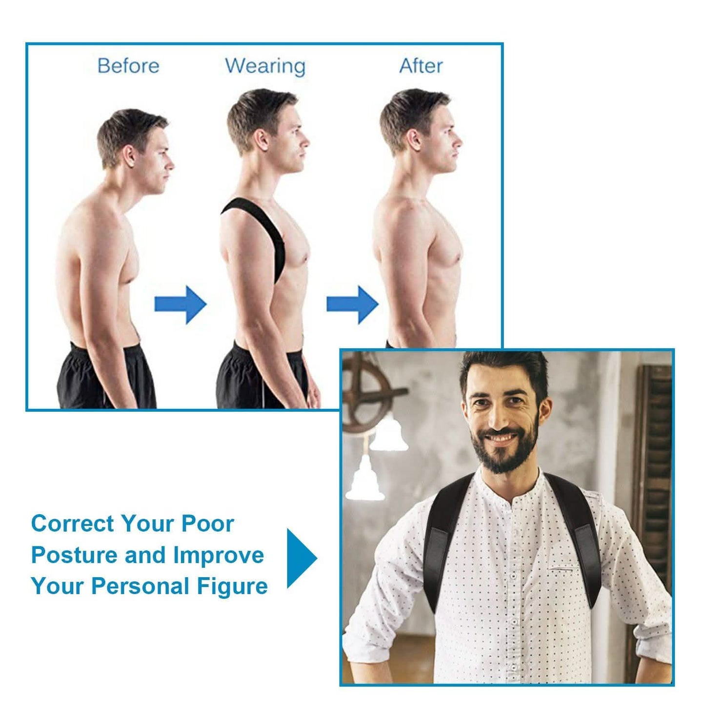 Back Posture Adjustable Corrector DailySale