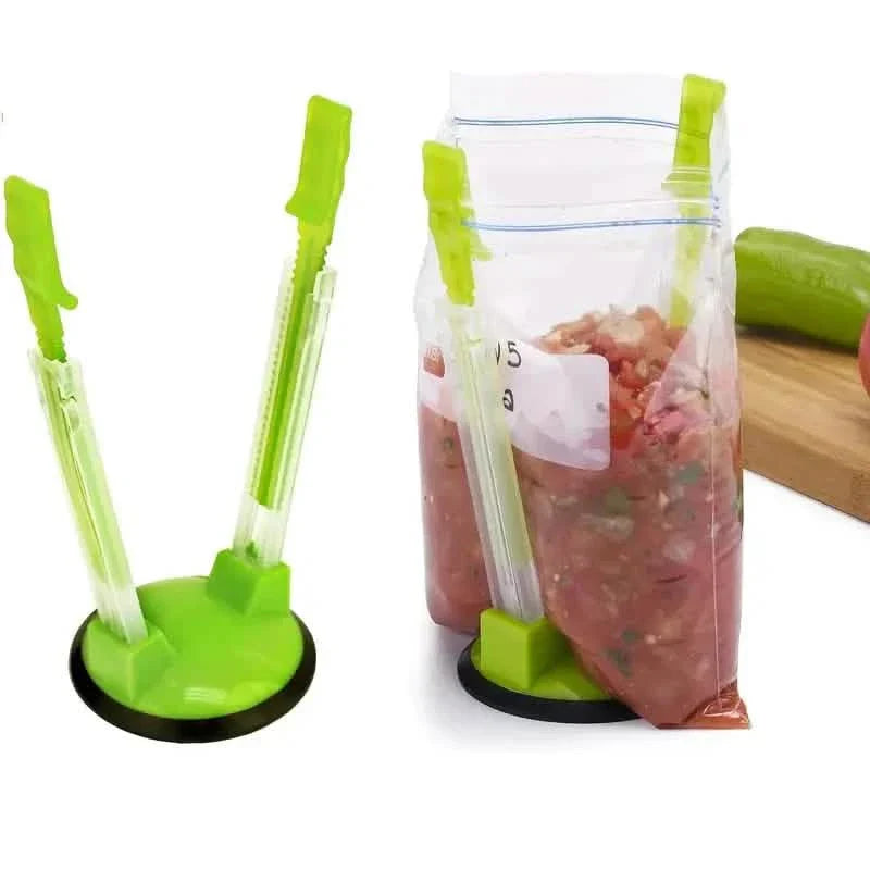 Baggy Rack Holder Plastic Bag for Food Prep DailySale