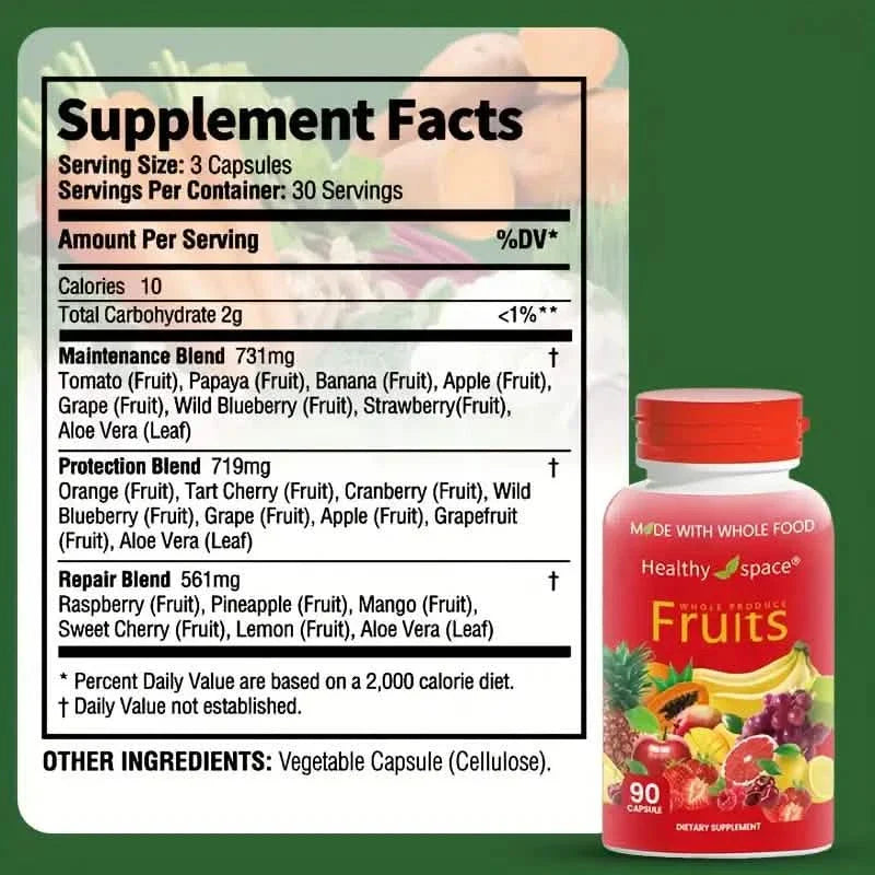 2-Pack: Balance Of Nature Fruit & Vegetables Food Supplement DailySale