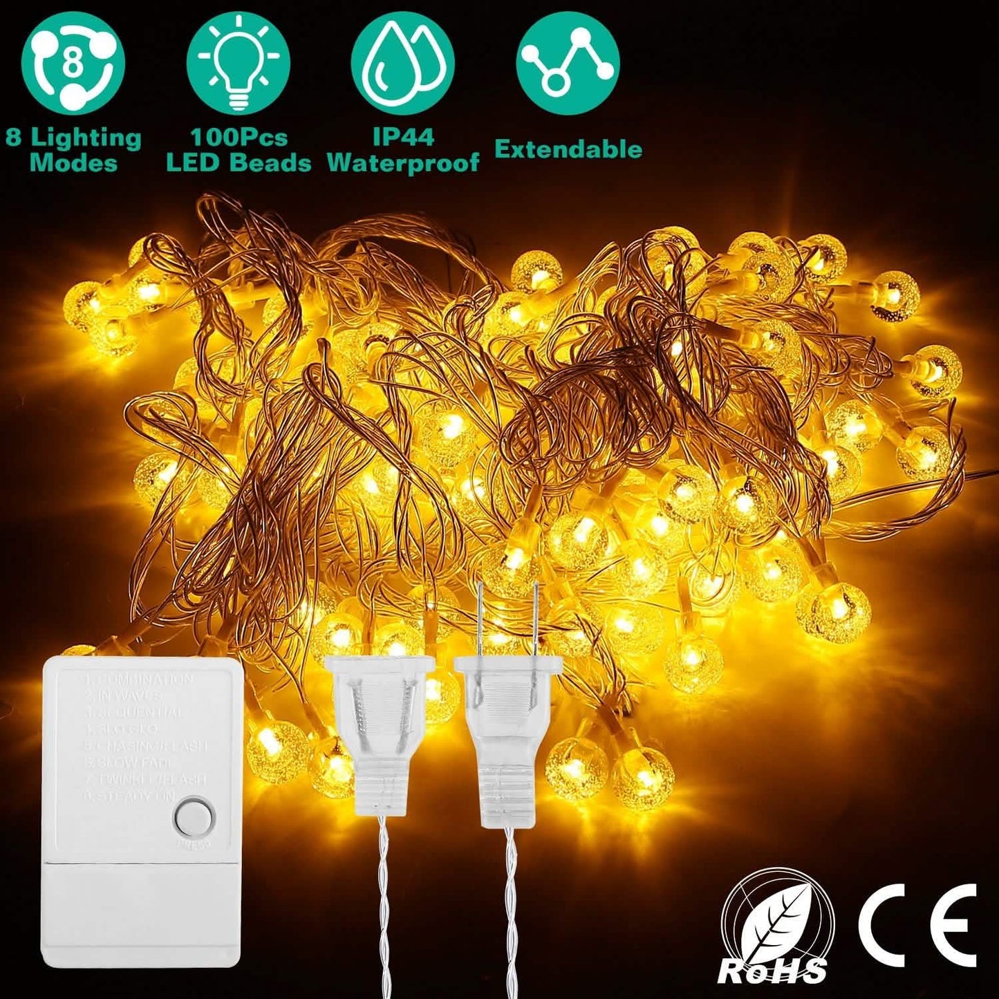 Ball LED Globe String Lights DailySale