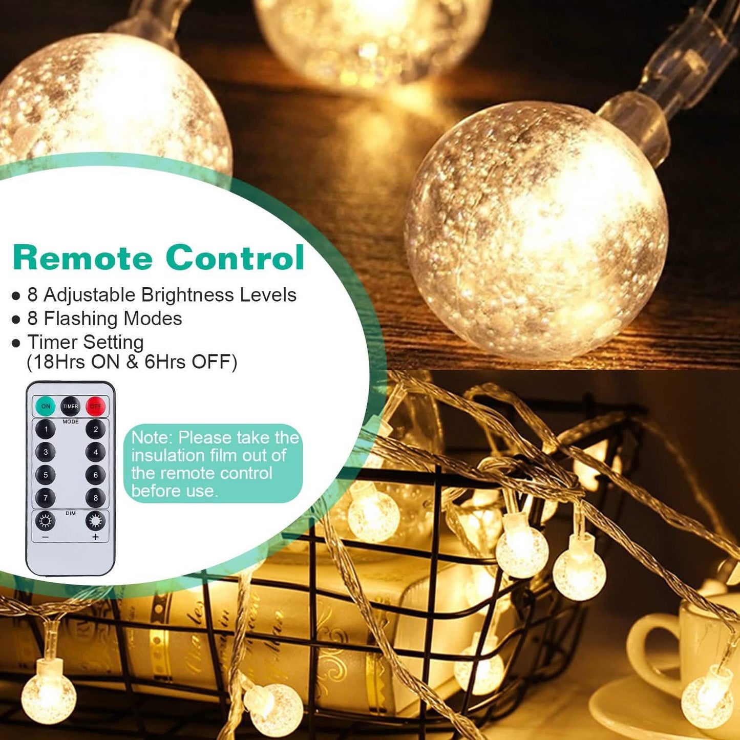 Ball LED Globe String Lights DailySale