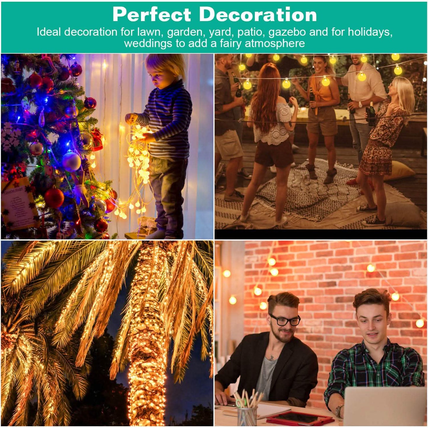 Ball LED Globe String Lights DailySale