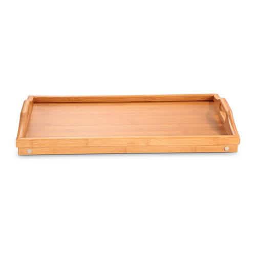 Bamboo Folding Bed Tray Table DailySale