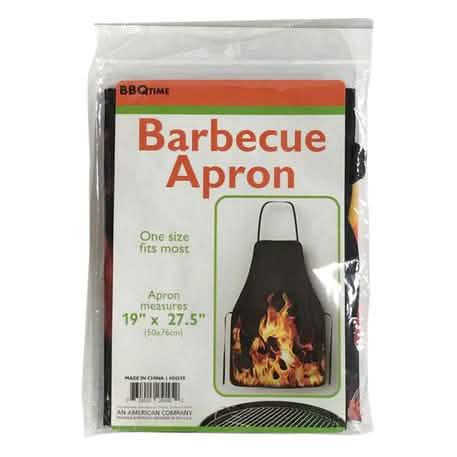 Barbecue Apron with Flame Design DailySale