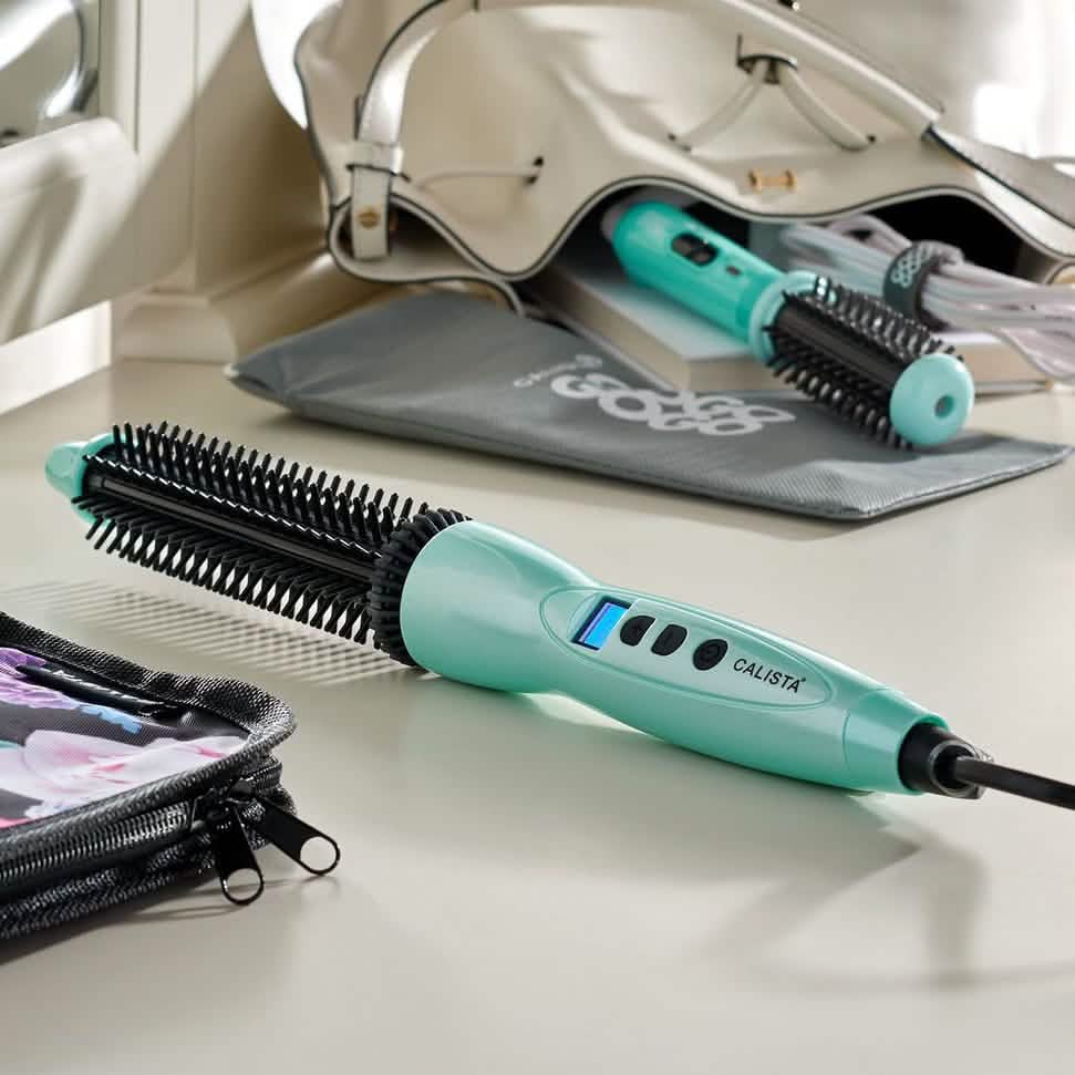 Calista Perfecter Pro Grip Heated Round Brush (Refurbished) DailySale