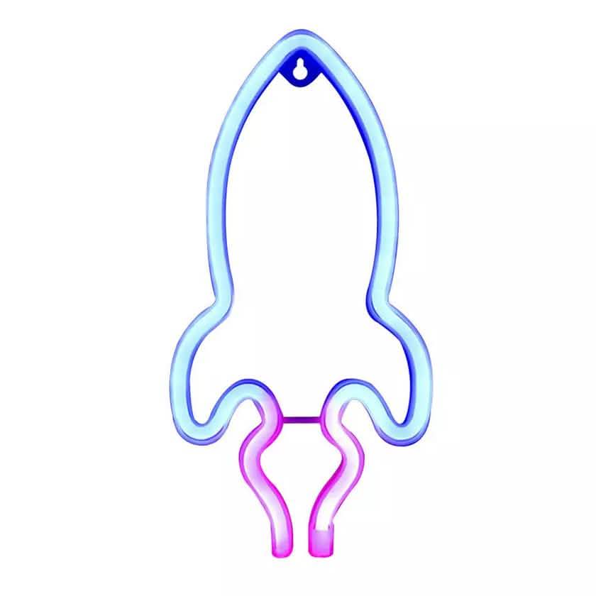 Battery USB LED Neon Light Wall Signs Night Home Decor DailySale