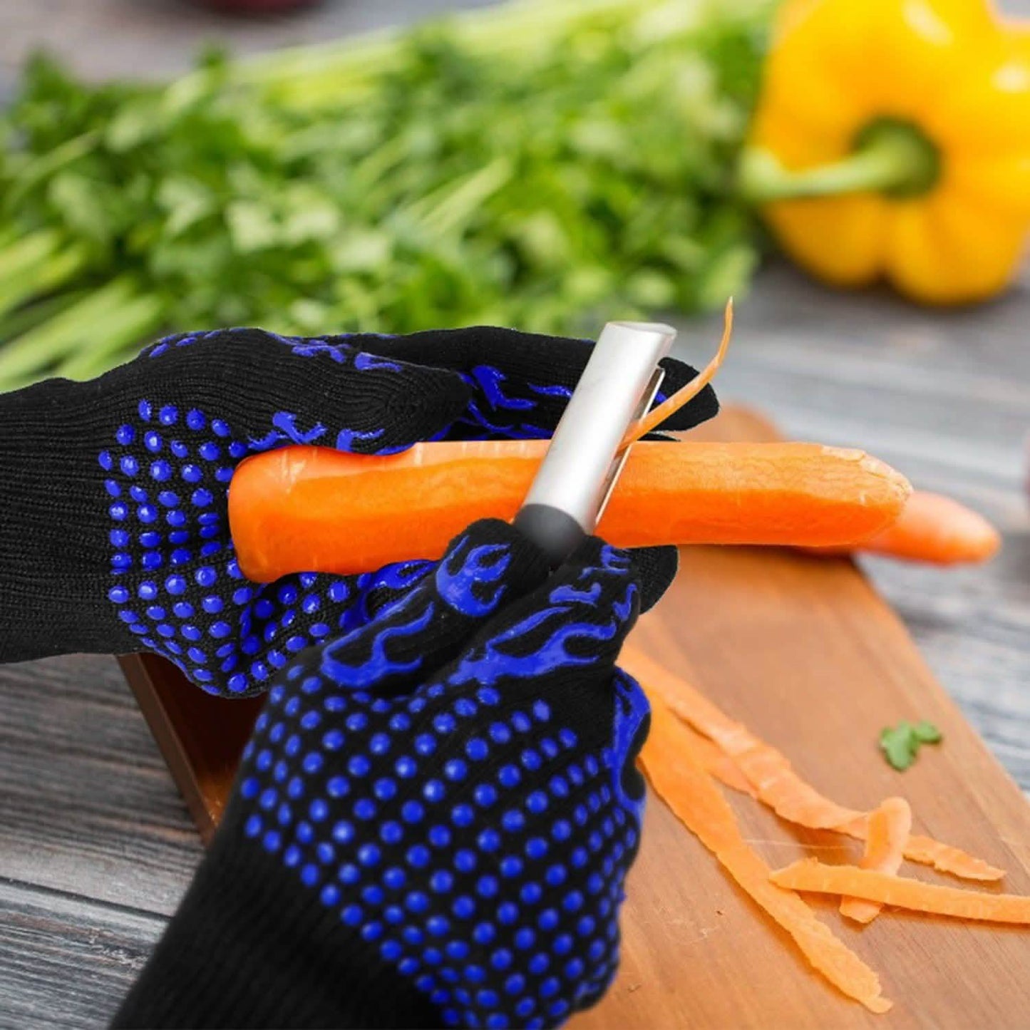 BBQ Gloves 1472°F Heat Resistant Grill Gloves Anti-slip DailySale