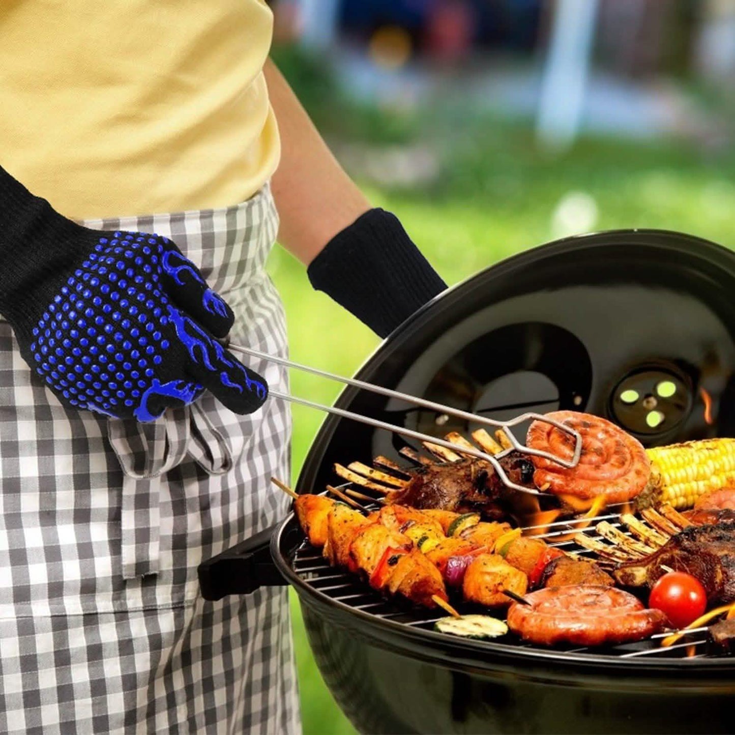 BBQ Gloves 1472°F Heat Resistant Grill Gloves Anti-slip DailySale