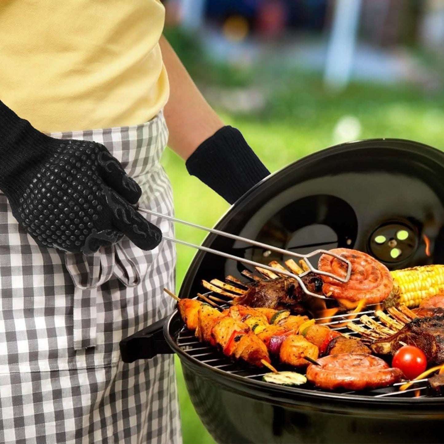 BBQ Gloves 1472°F Heat Resistant Grill Gloves Anti-slip DailySale
