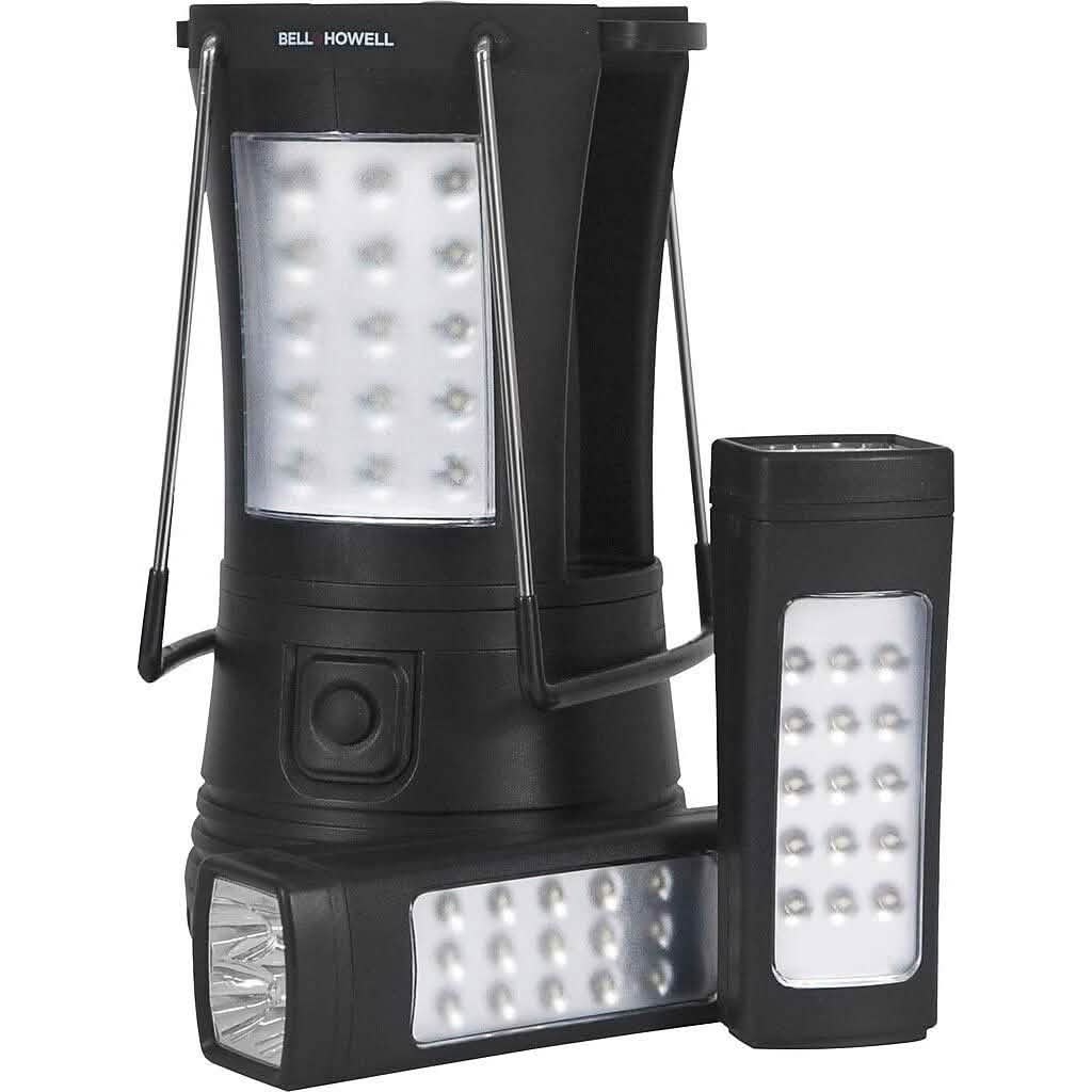 Bell + Howell 70 LED 7 Inch Super Bright Power Lantern with Dual Flashlights DailySale
