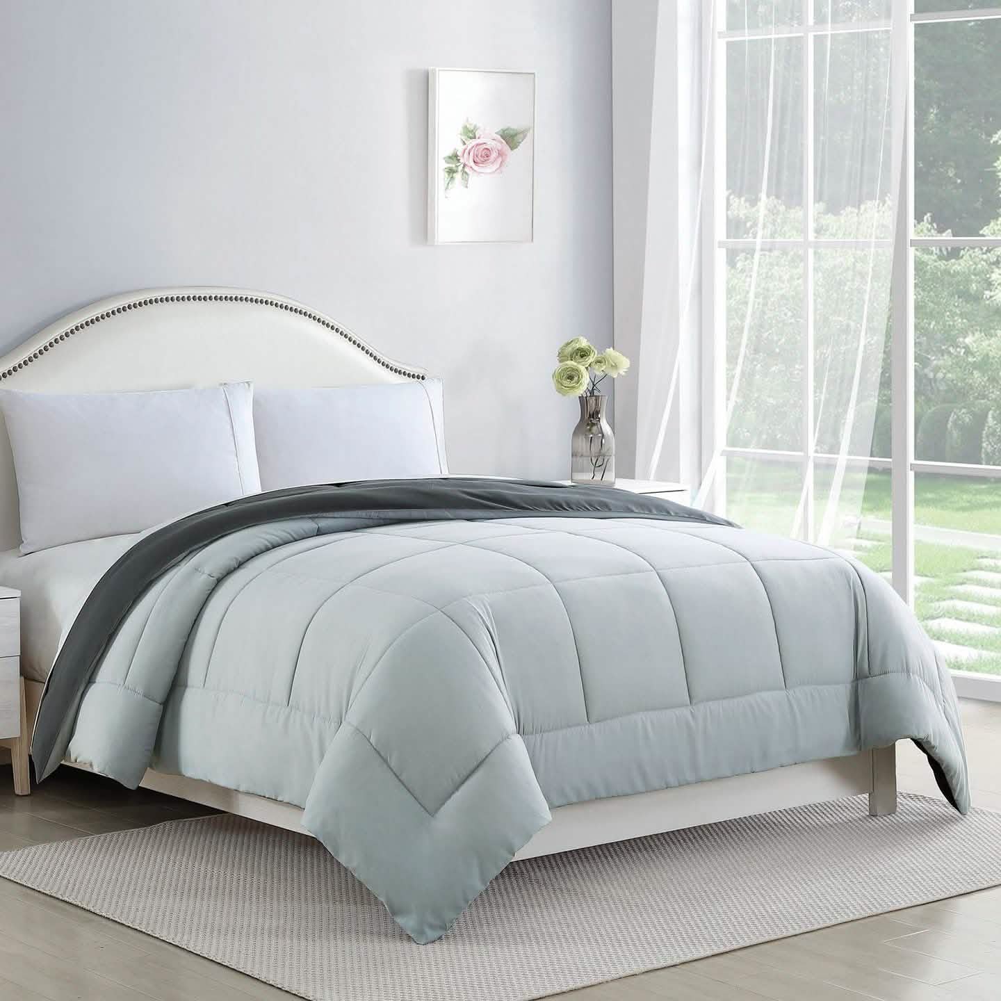 Bibb Home 2-Tone Down Alternative Reversible Comforter DailySale