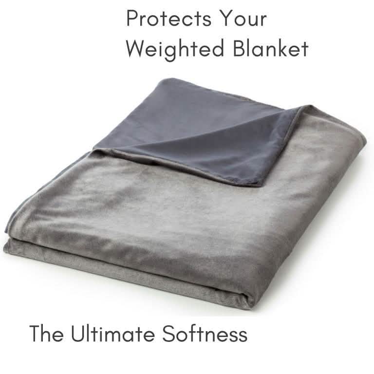 Bibb Home Weighted Blanket with Reversible Removable Cover DailySale