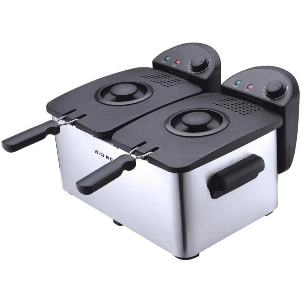 Big Boss Dual Deep Fryer 1500 Watts DailySale