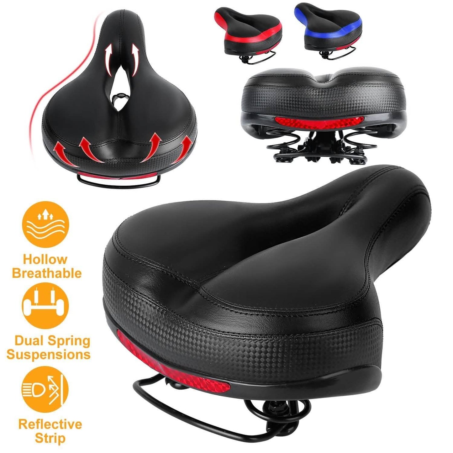 Bike Seat Water Resistant Bicycle Padded Saddle Wear DailySale