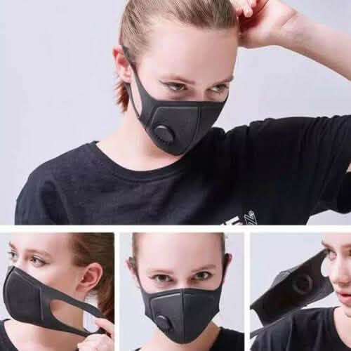 Black Face Mask with Filter DailySale