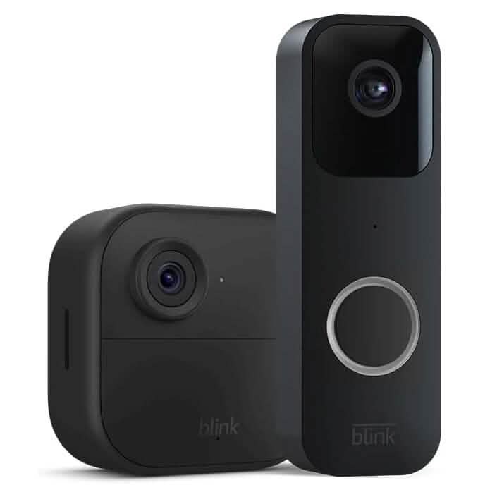 Blink Video Doorbell + 1 Outdoor 4 smart security camera (4th Gen) with Sync Module 2 (Refurbished) DailySale