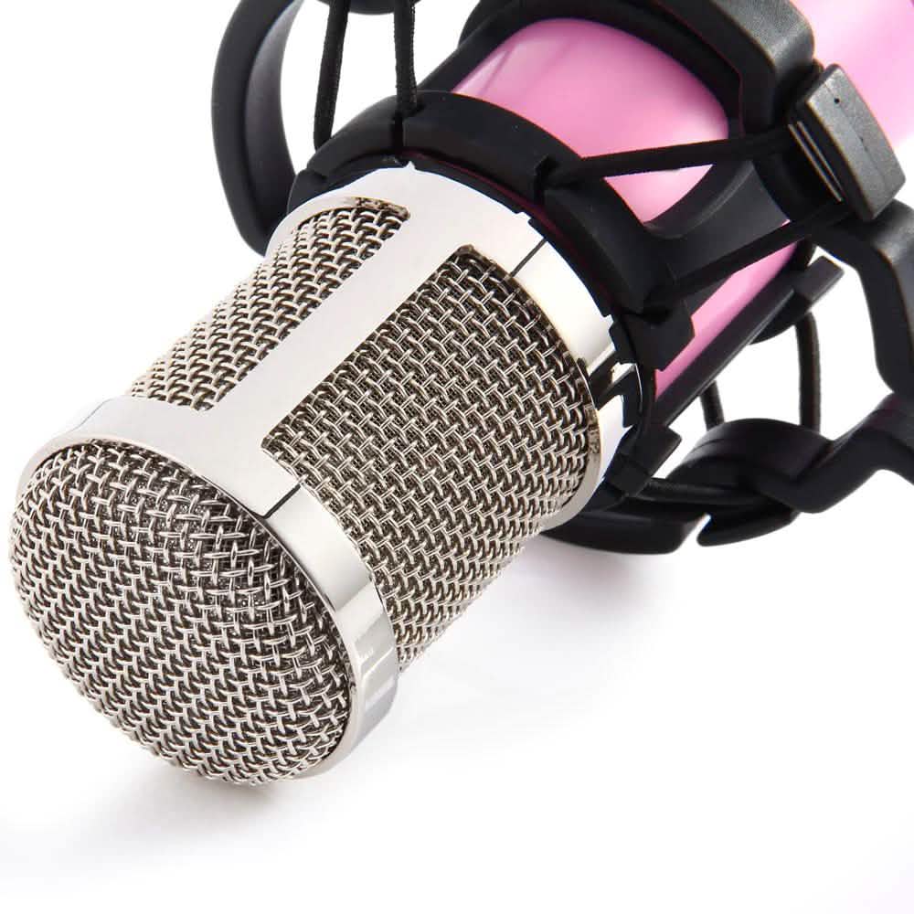 BM-800 Condenser Sound Recording Microphone with Shock Mount for Radio Braodcasting DailySale