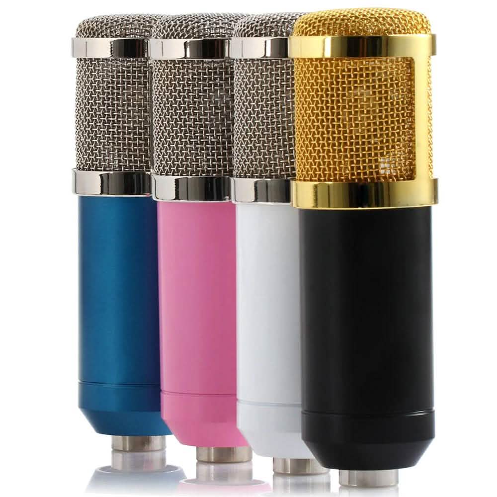 BM-800 Condenser Sound Recording Microphone with Shock Mount for Radio Braodcasting DailySale