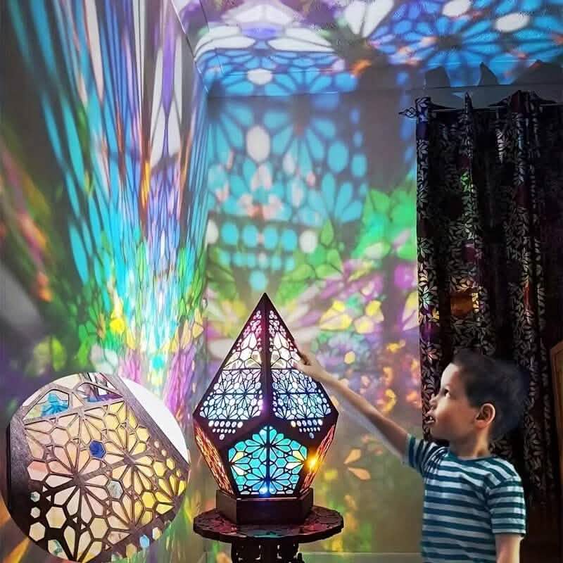 Bohemian Diamond Pole Star Projector Night Light DailySale
