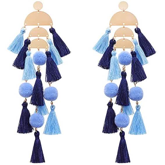 Boho Long Tassel Fringe Earrings DailySale