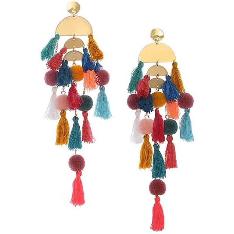Boho Long Tassel Fringe Earrings DailySale