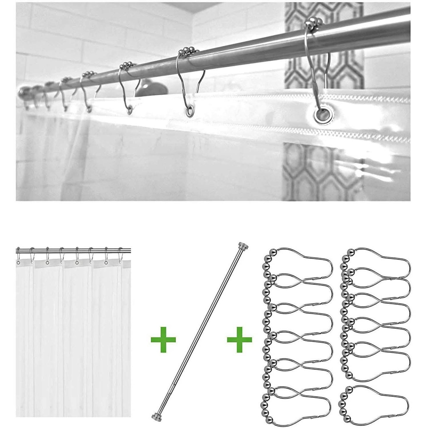 Bolford Shower Curtain & Rod Set DailySale