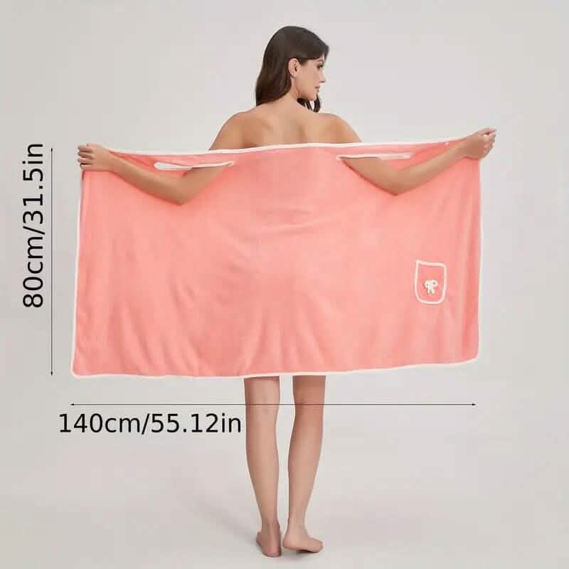 Bowknot Wearable Bath Towel for Adults DailySale