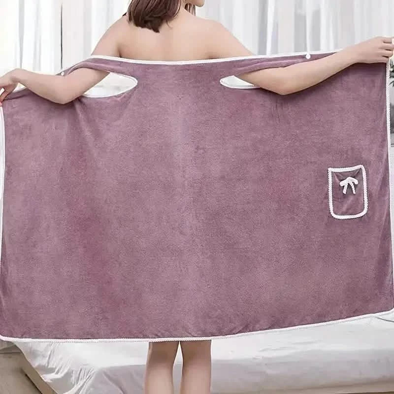 Bowknot Wearable Bath Towel for Adults DailySale