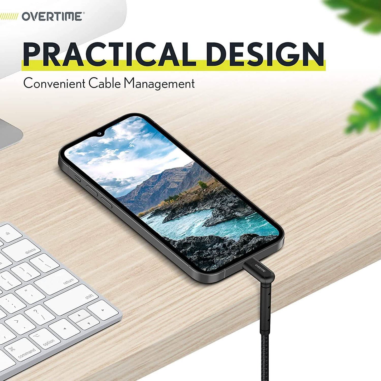 Braided Nylon High Speed Micro USB 90 Degree Charging Cable DailySale