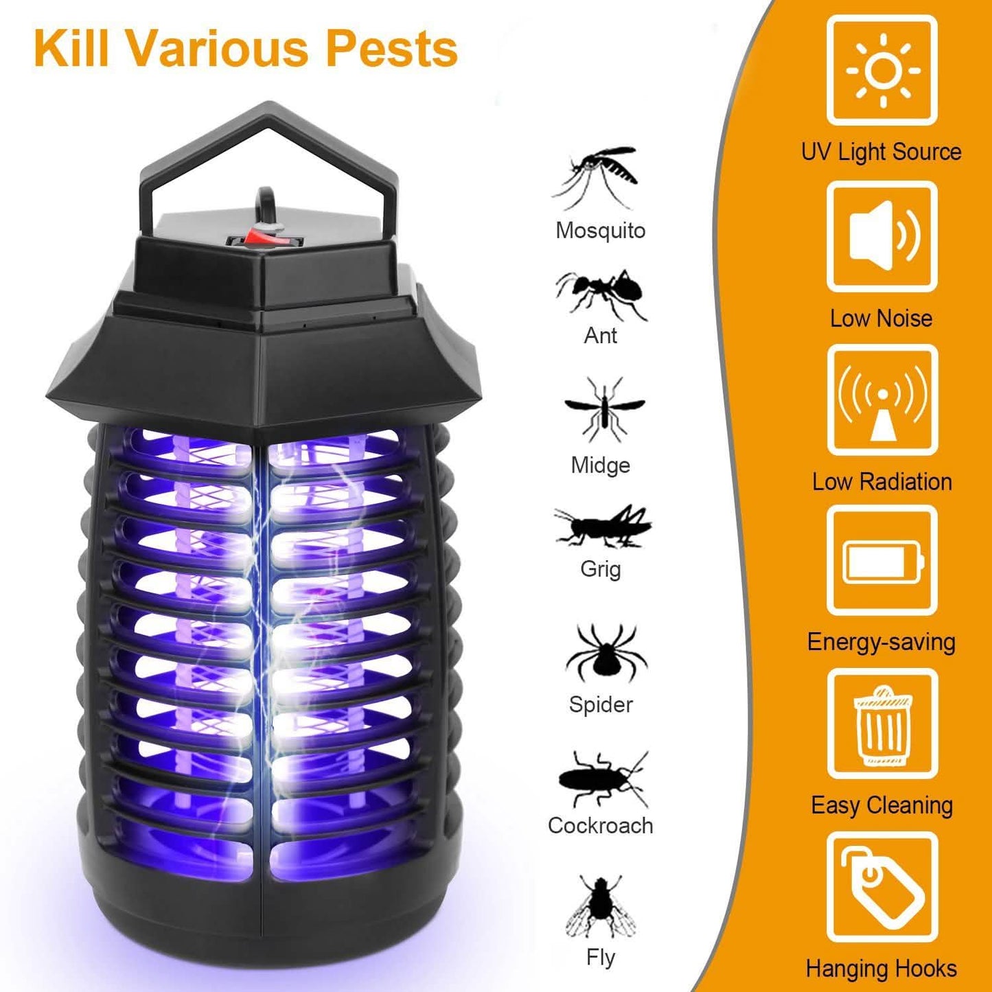 Bug Zapper Electric UV Mosquito Killer Lamp DailySale