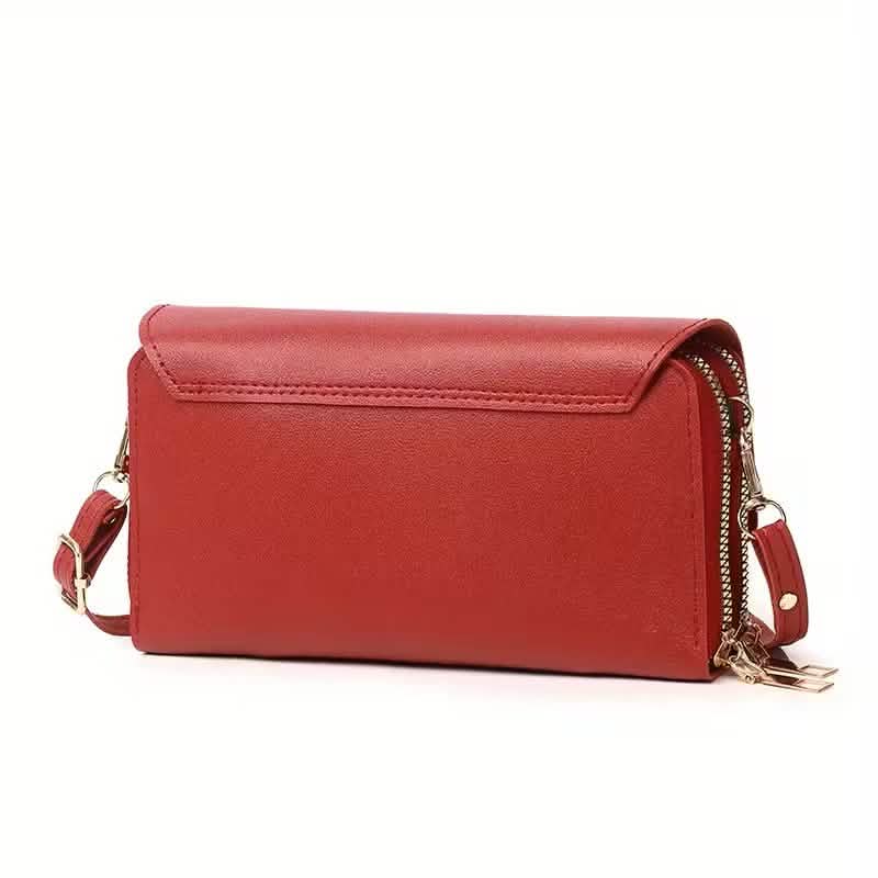 Vegan Messenger Bag – Lightweight Large Shoulder Bag with Detachable Organizer DailySale