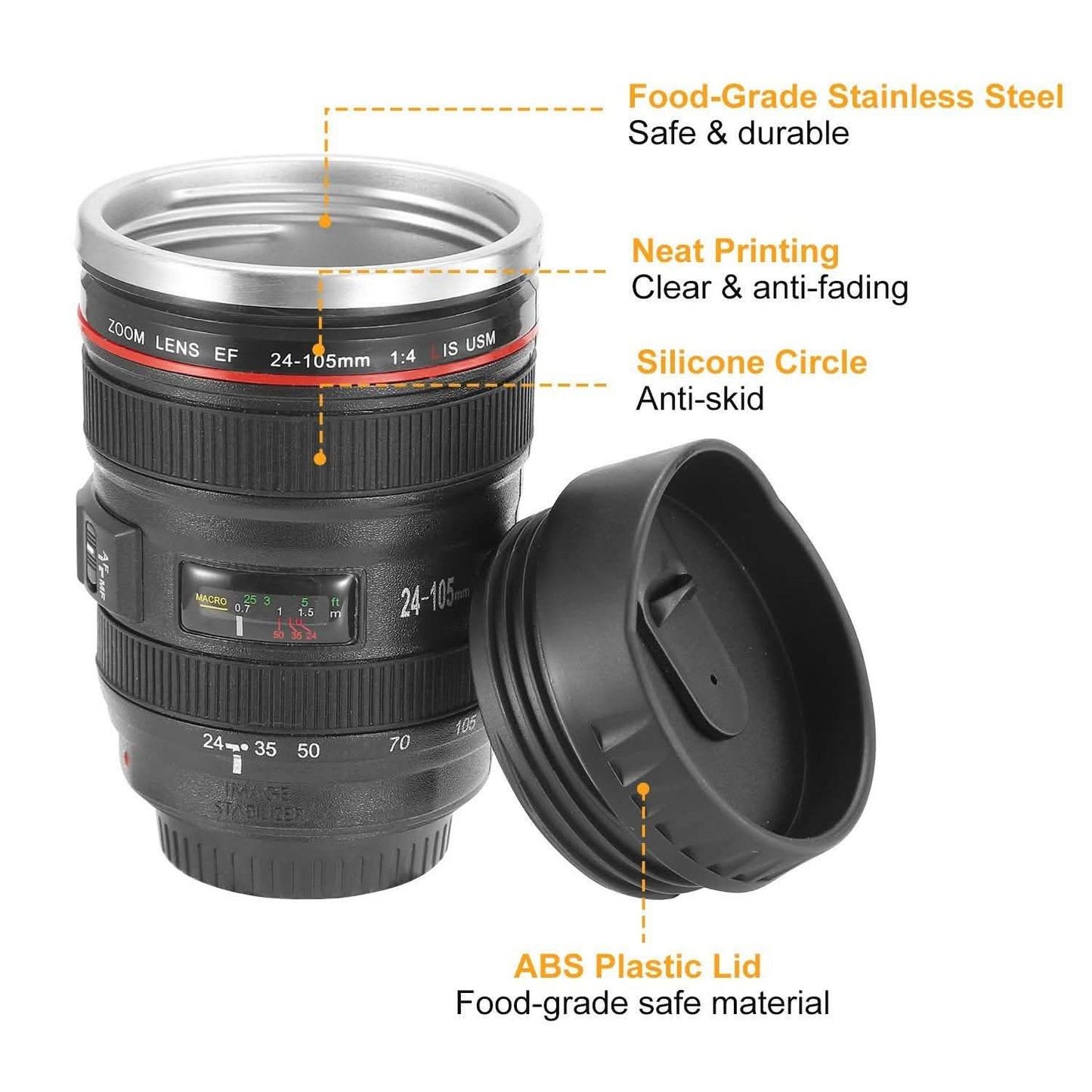 Camera Lens Coffee Mug Cup 13.6oz DailySale