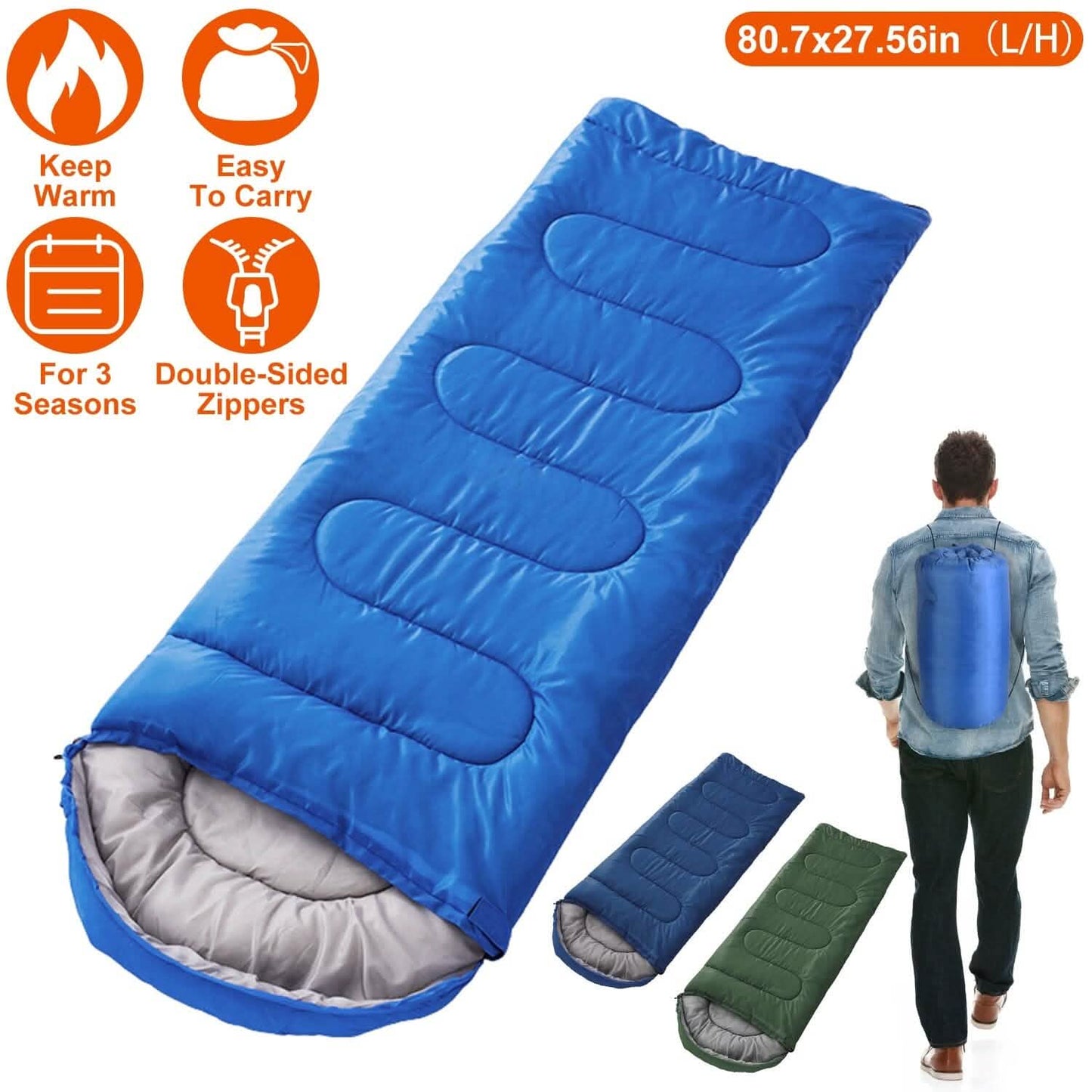 Camping Sleeping Bags for Adults DailySale