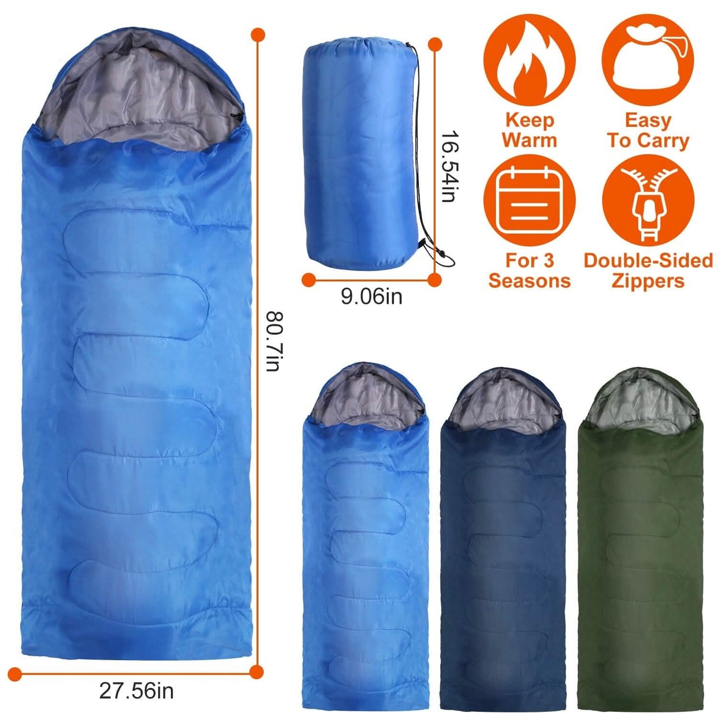 Camping Sleeping Bags for Adults DailySale
